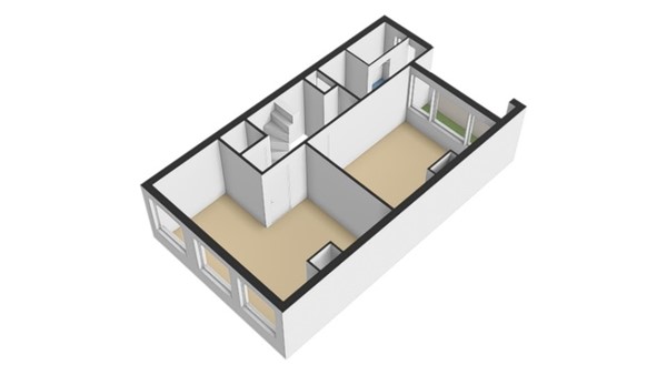 Floorplan - Putsebocht 59B, 3073 HD Rotterdam